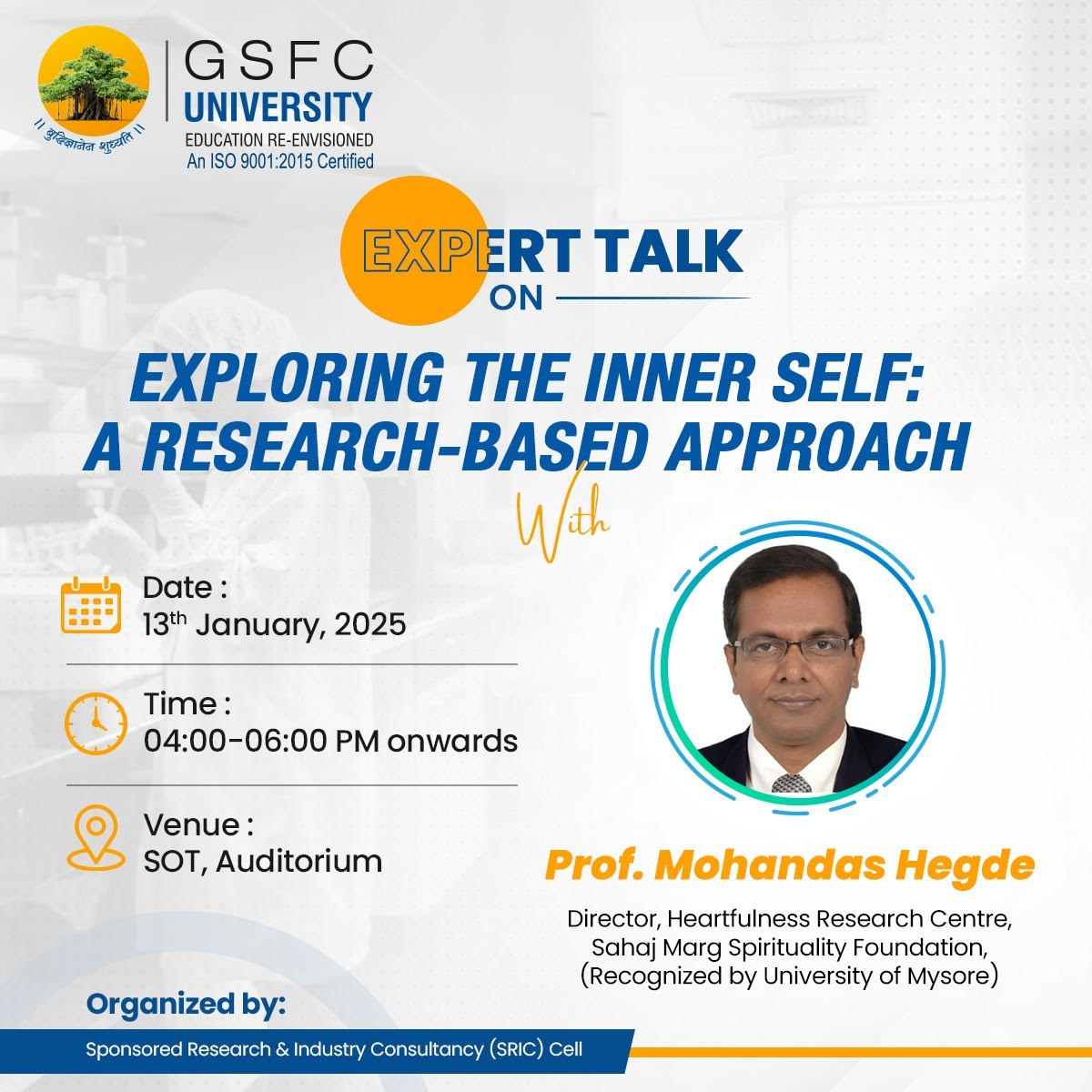 Expert Talk on Exploring the Inner Self